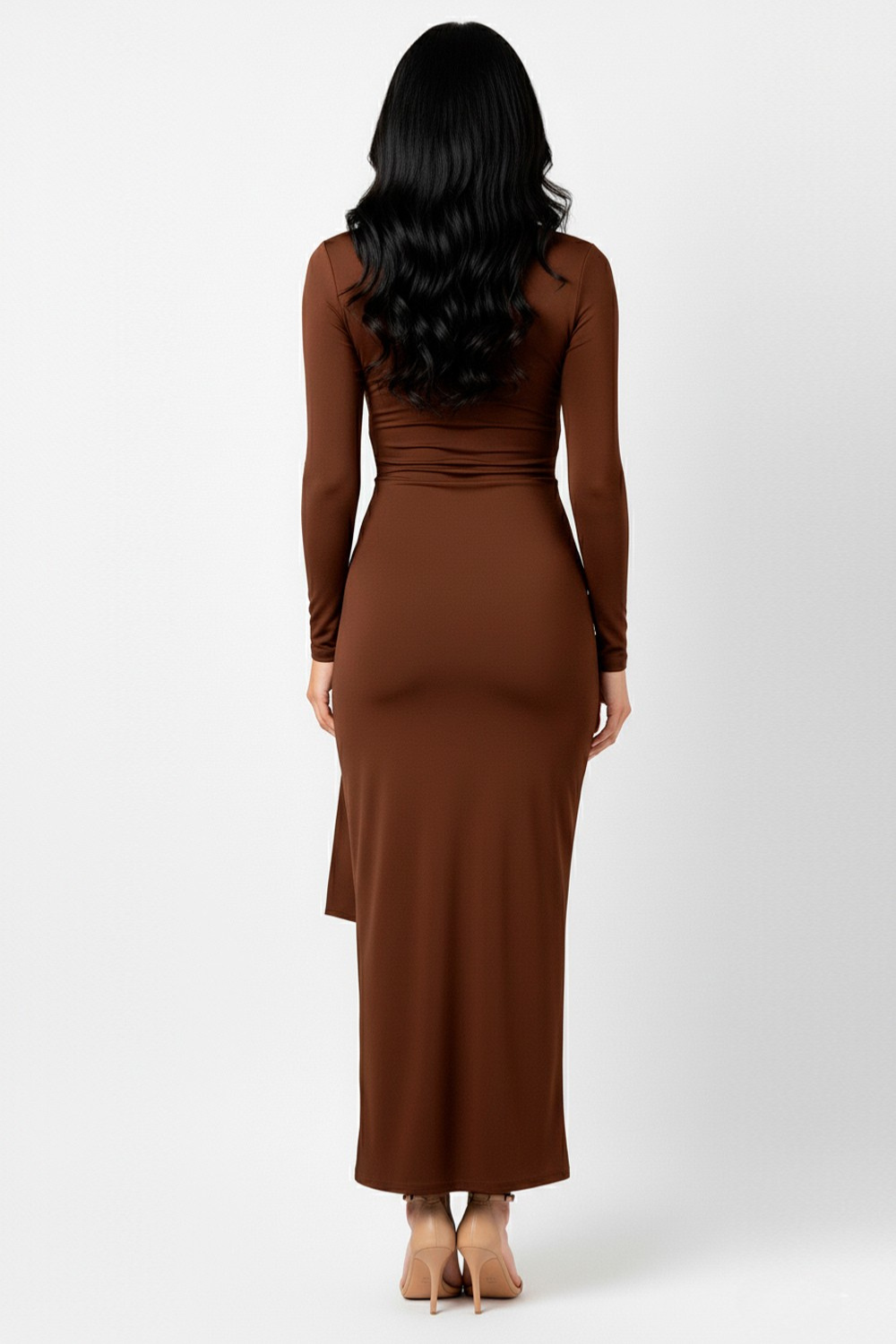 Vestido Longo Melina Gola Alta
