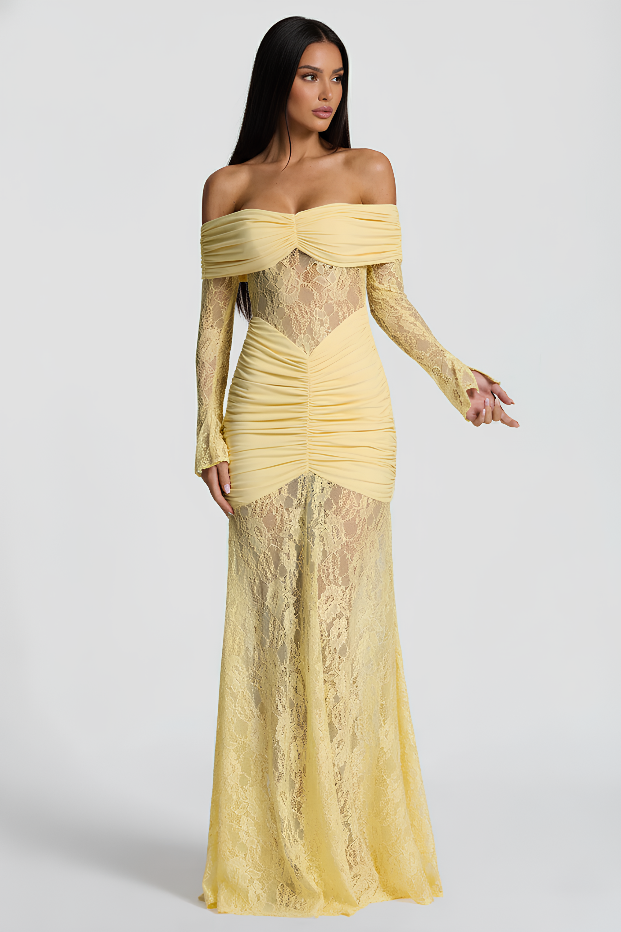 Vestido Longo Renda Karla