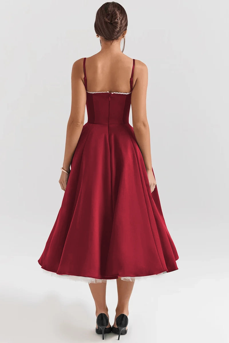 Vestido Midi Cloe - Dupla Camada.