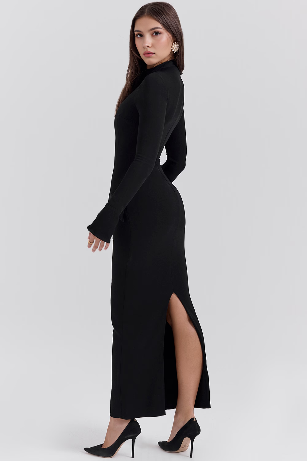Vestido Manga Longa Kayla