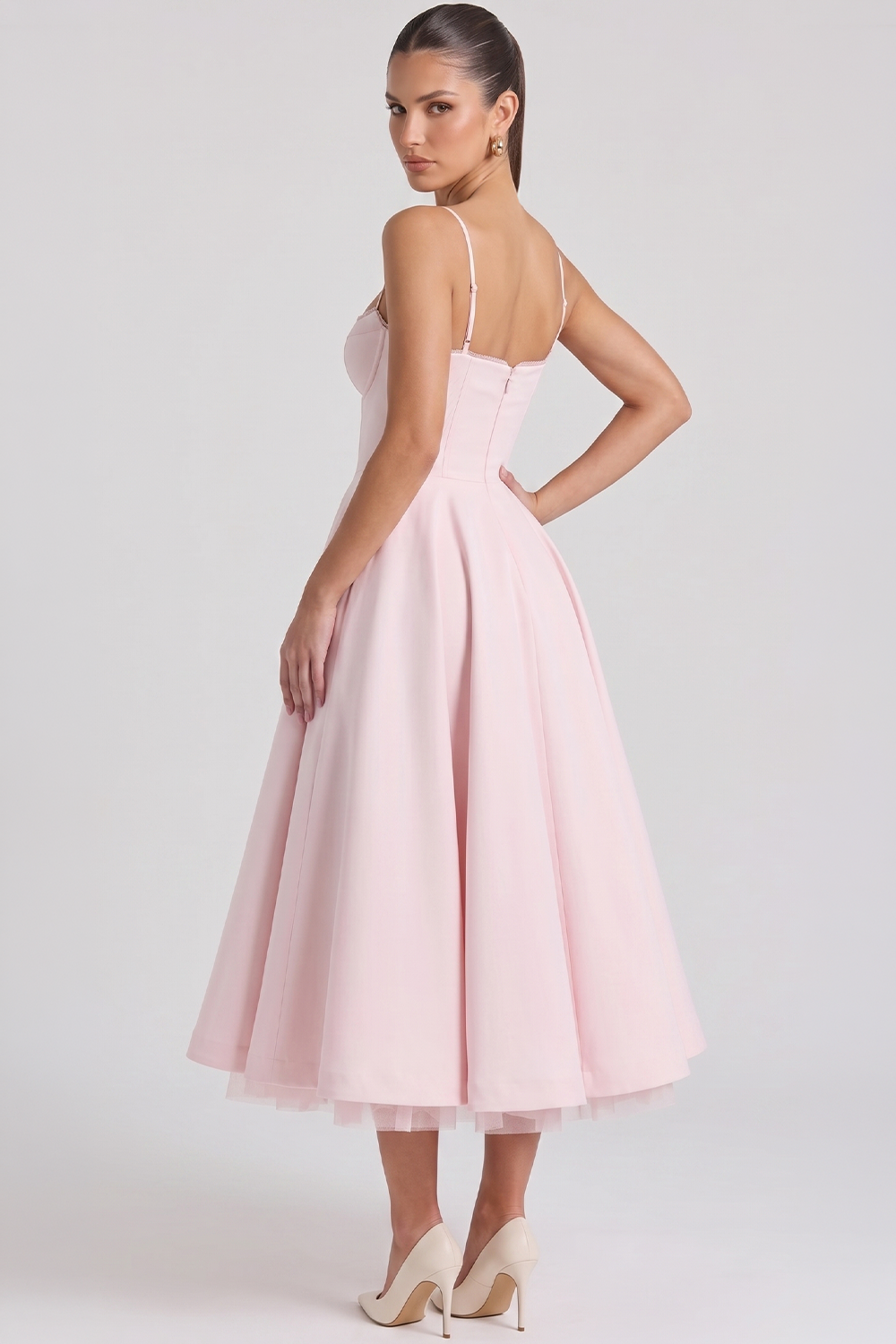 Vestido Midi Cloe - Dupla Camada.