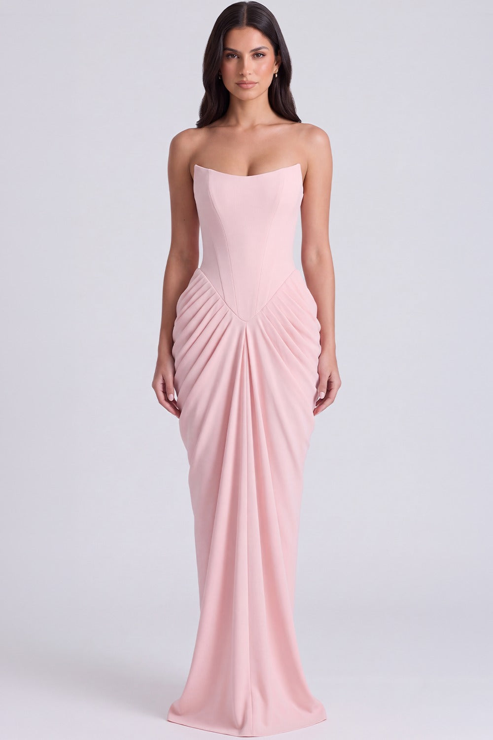 Vestido Bustier Longo Roberta - Rosa