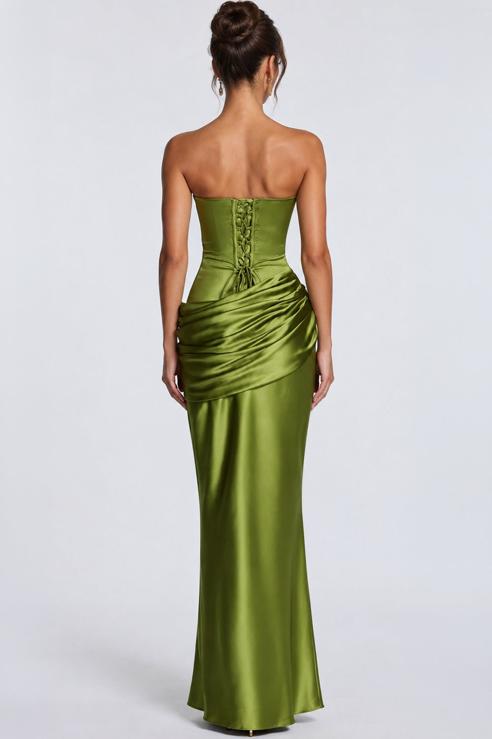 Vestido Longo Modelador Coralie - Verde Oliva