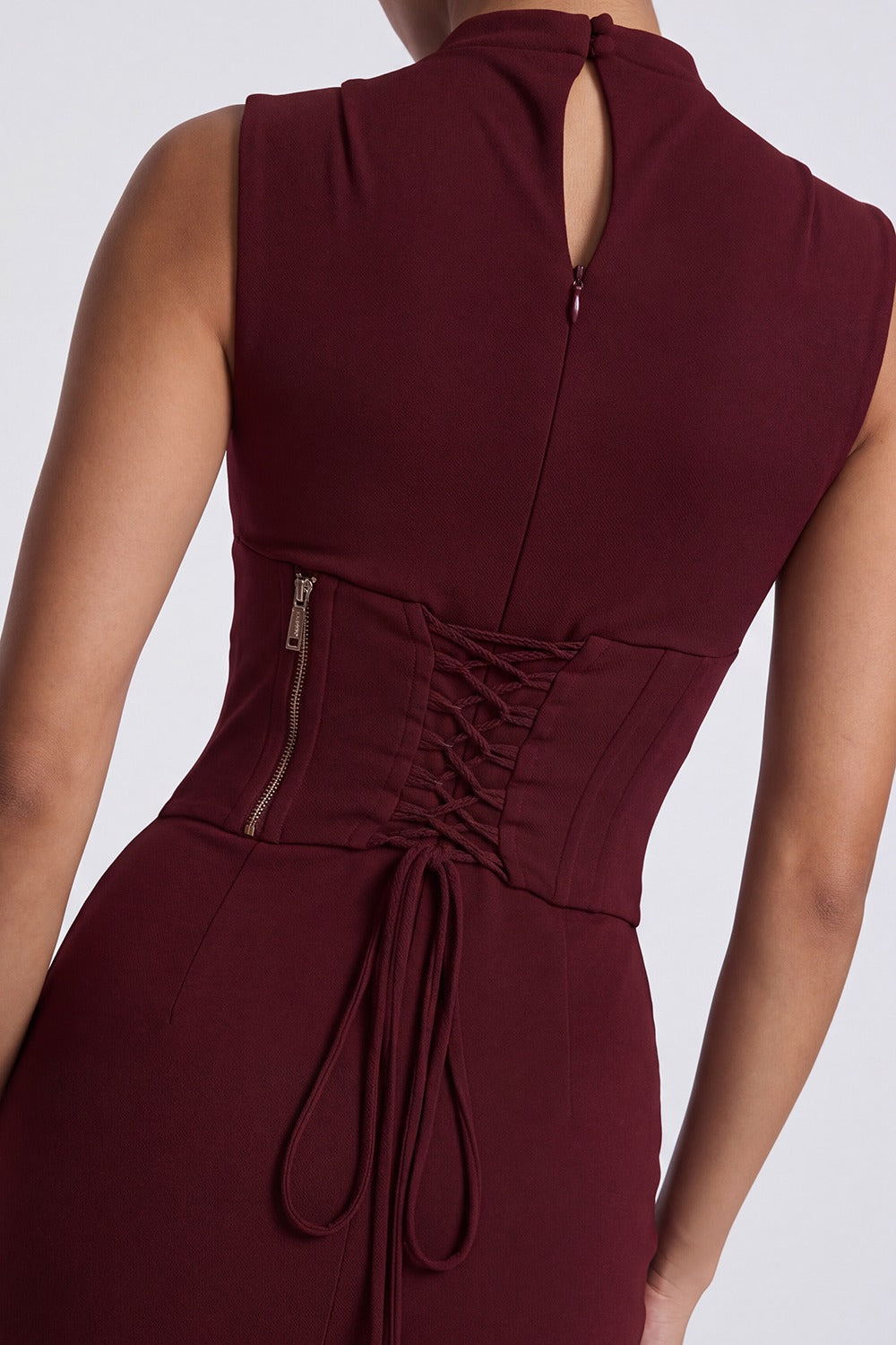 Vestido Longo Modelador Simone - Marsala