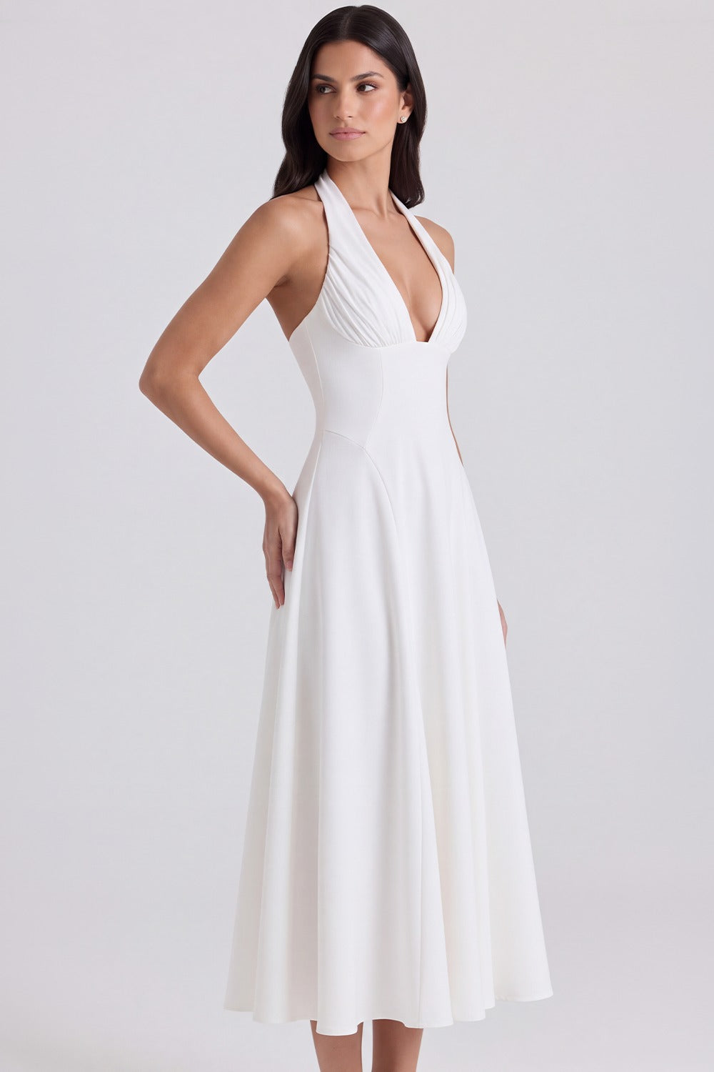 Vestido Midi Estelle - Branco
