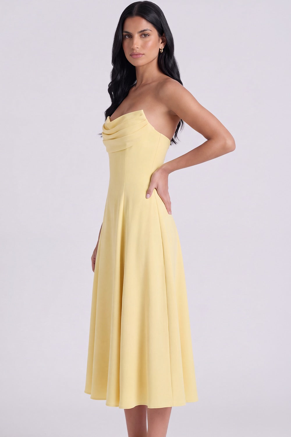 Vestido Midi Maíra - Amarelo
