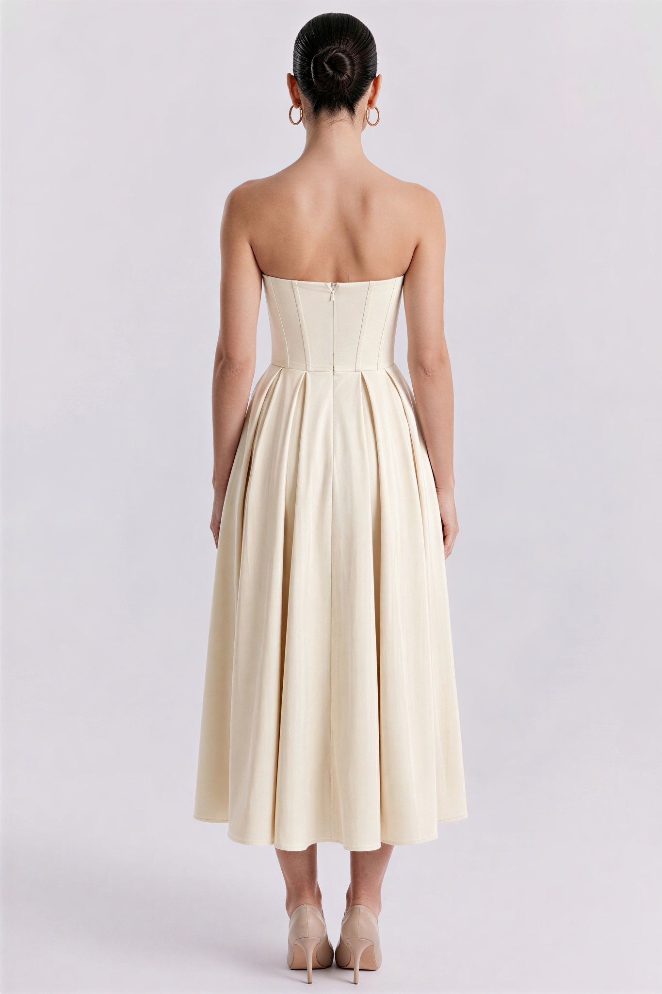 Vestido Bustier Celeste