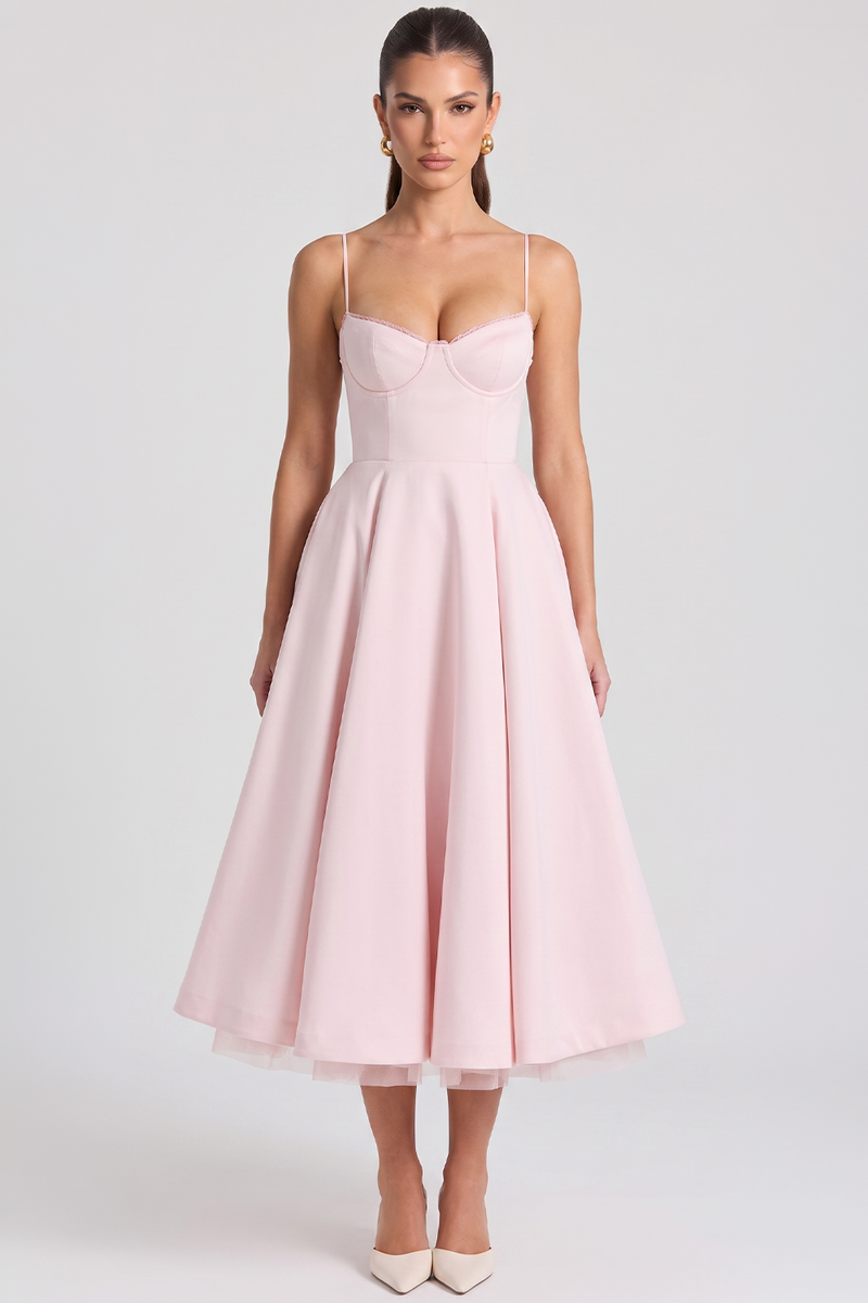 Vestido Midi Cloe - Dupla Camada.