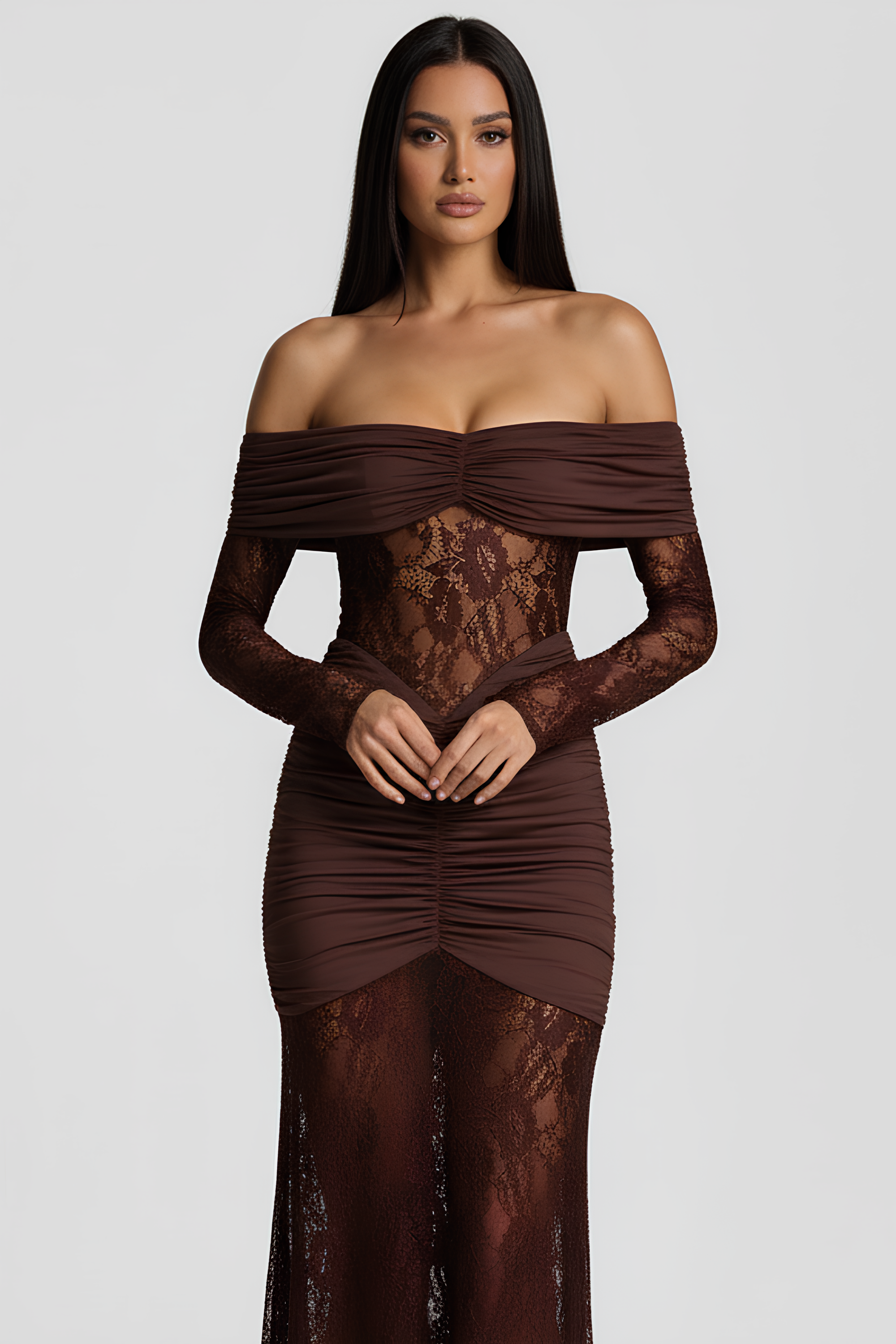 Vestido Longo Renda Karla