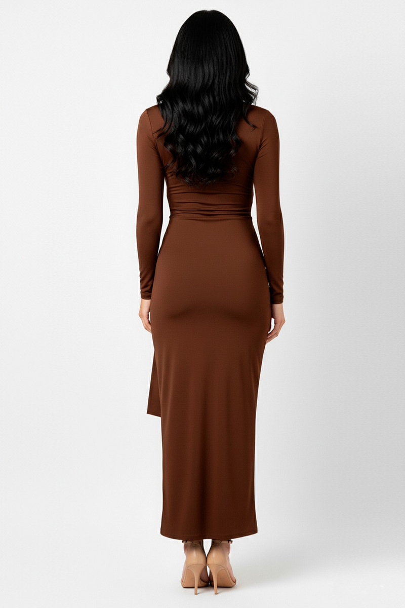 Vestido Longo Melina Gola Alta