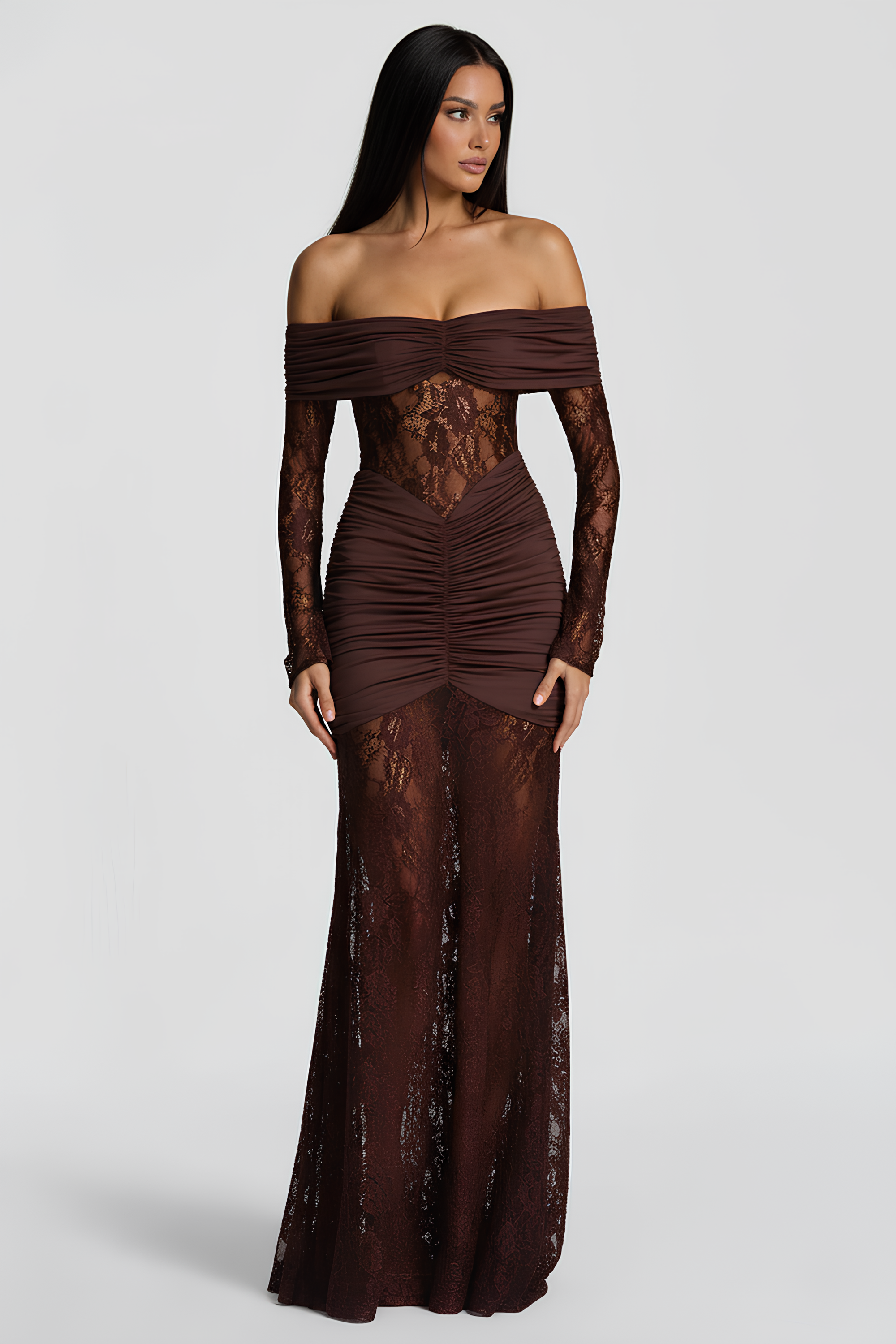 Vestido Longo Renda Karla