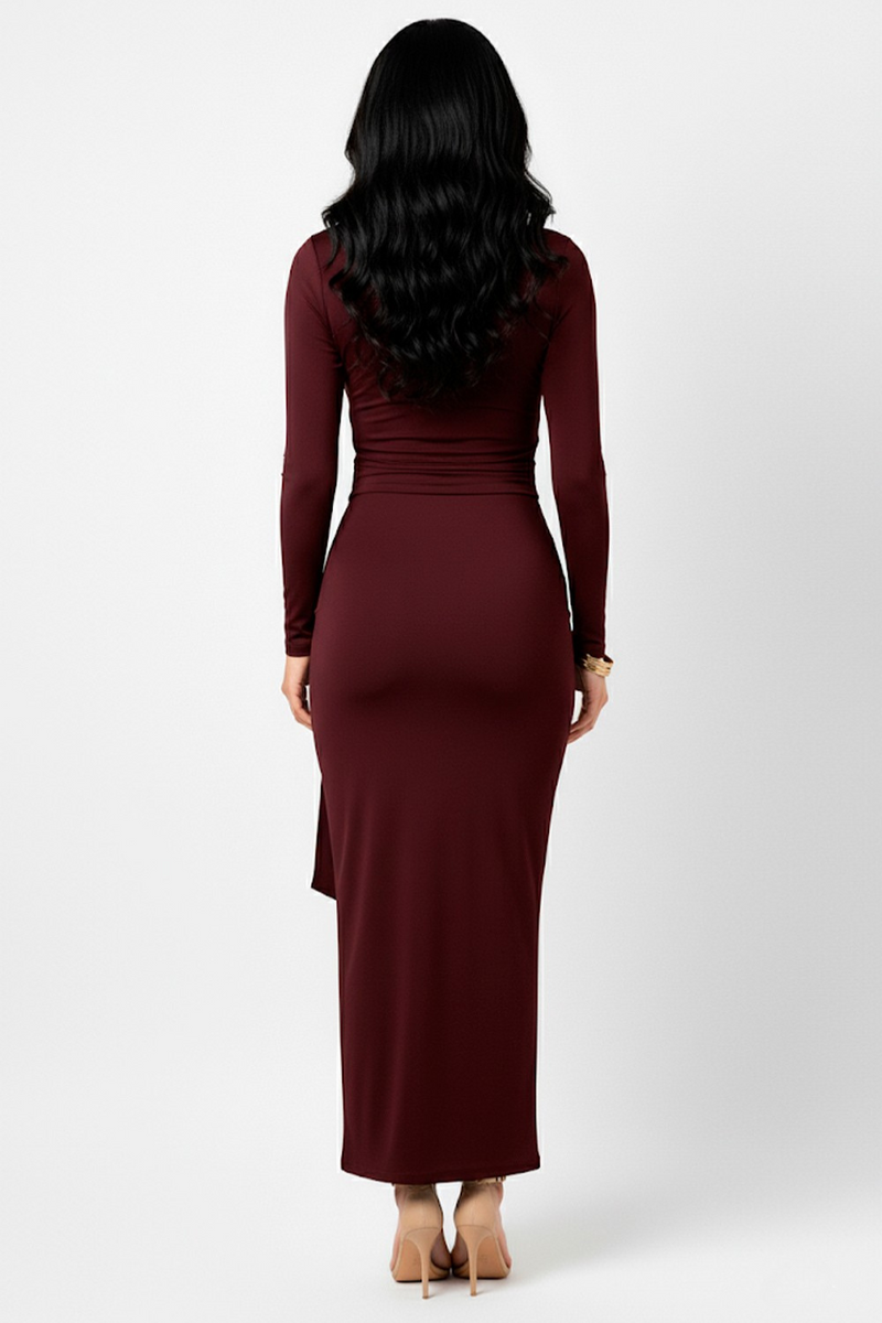 Vestido Longo Melina Gola Alta