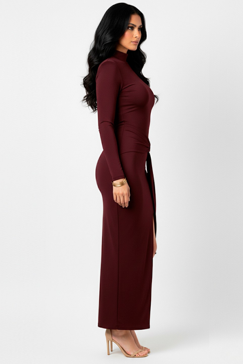 Vestido Longo Melina Gola Alta