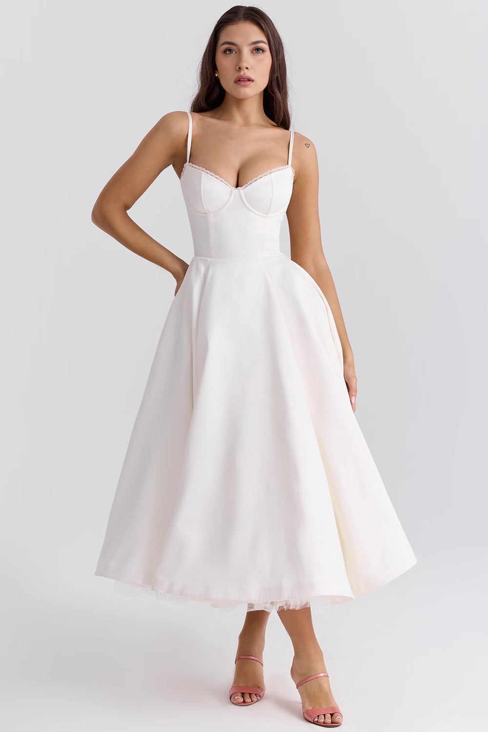Vestido Midi Cloe Dupla Camada