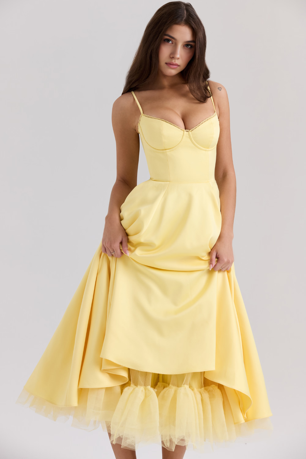 Vestido Midi Cloe - Dupla Camada
