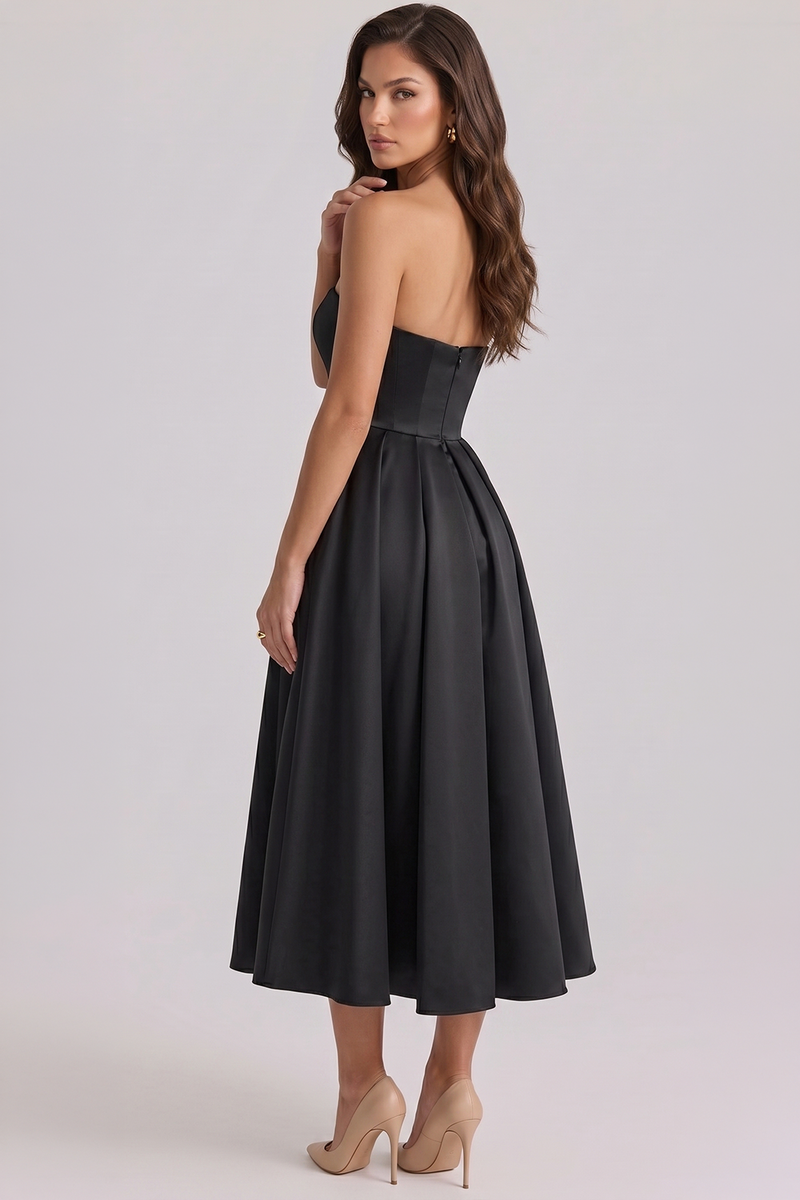 Vestido Bustier Celeste