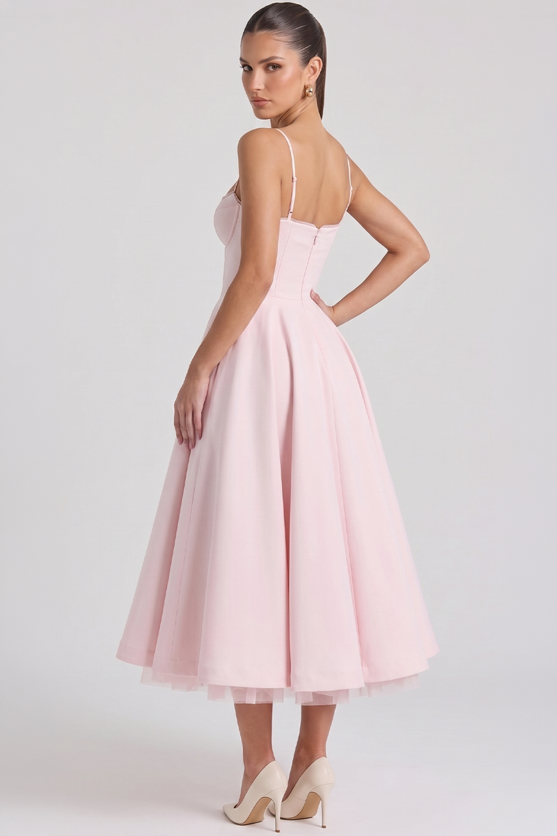 Vestido Midi Cloe - Dupla Camada.