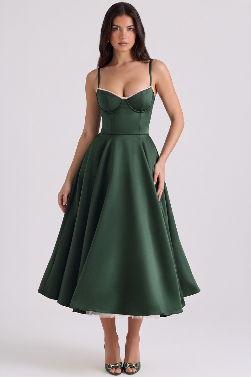 Vestido Midi Cloe - Dupla Camada.