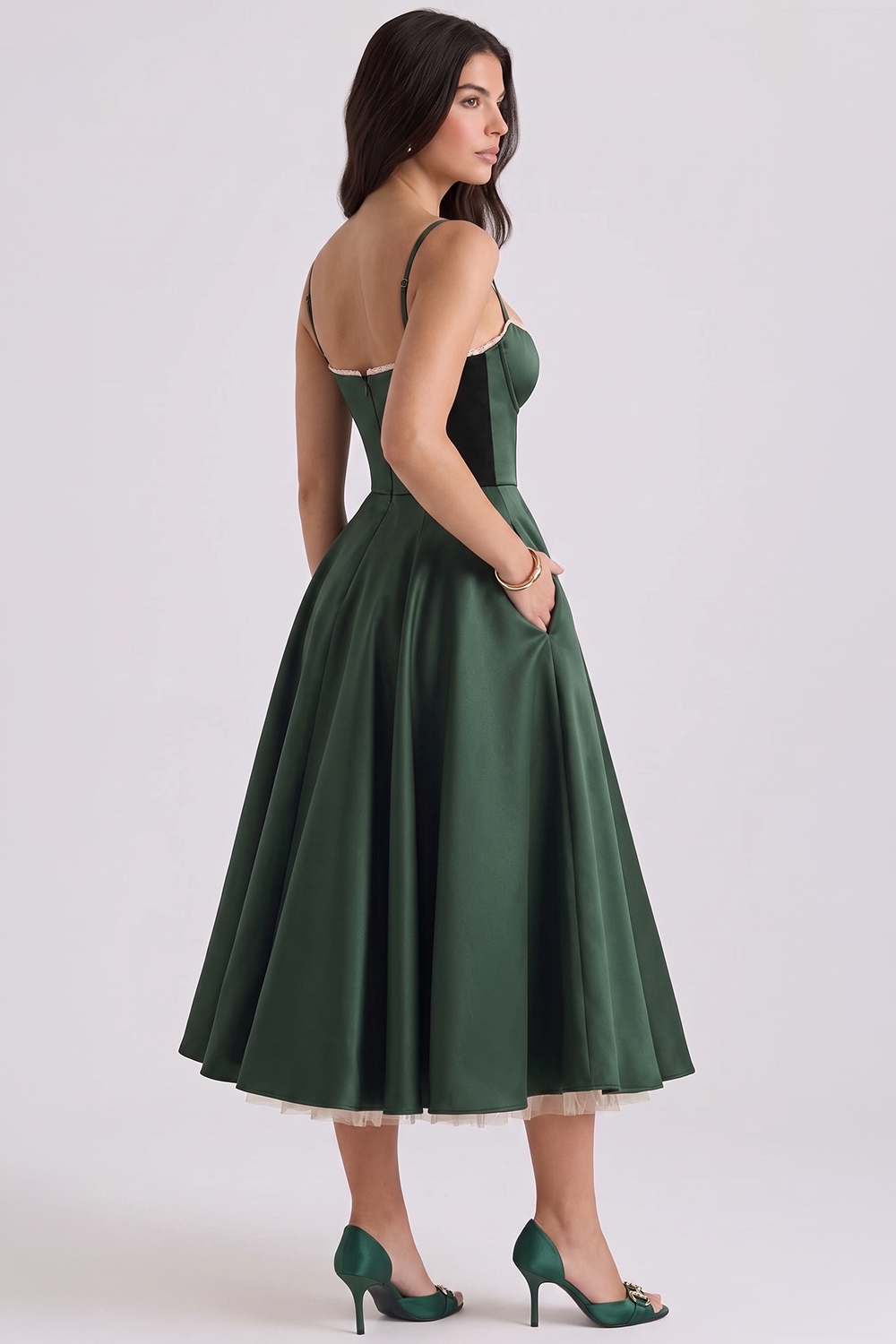 Vestido Midi Cloe - Dupla Camada.