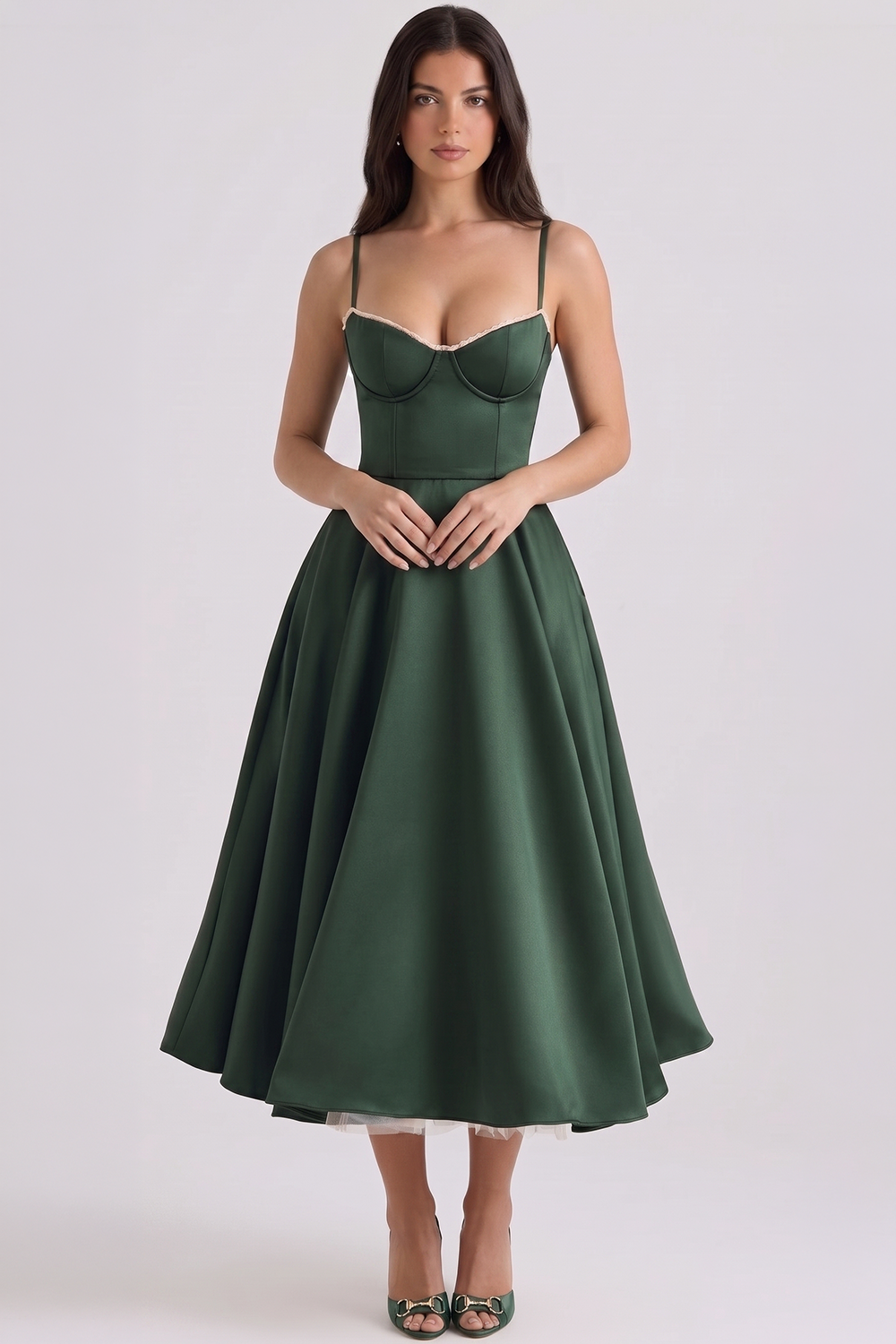 Vestido Midi Cloe - Dupla Camada.