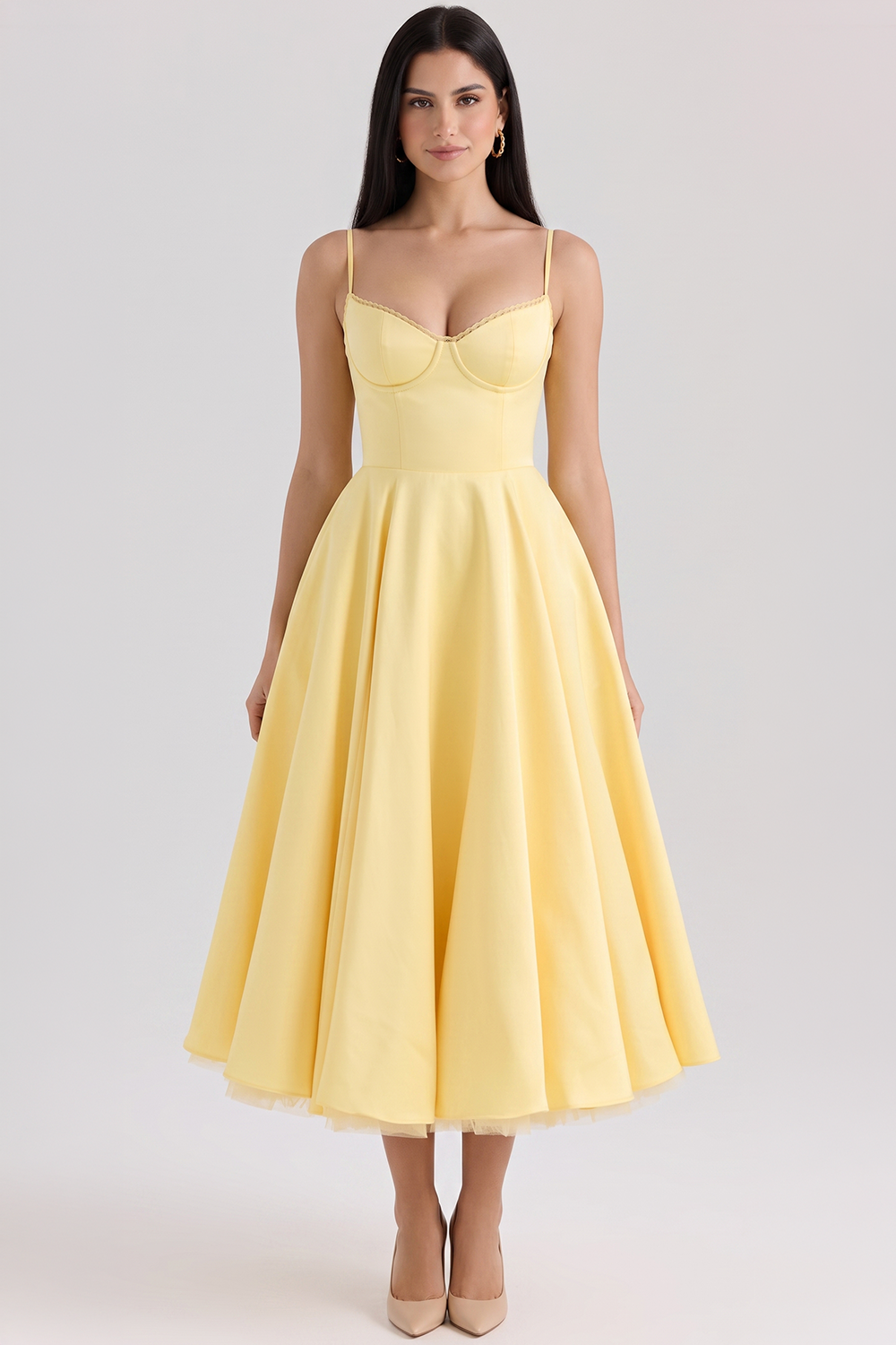 Vestido Midi Cloe - Dupla Camada.