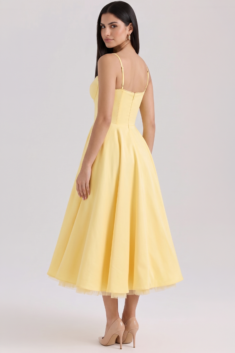 Vestido Midi Cloe - Dupla Camada.