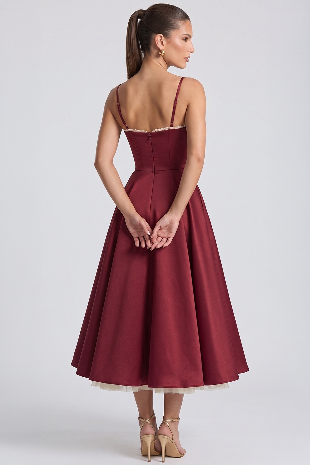 Vestido Midi Cloe - Dupla Camada.