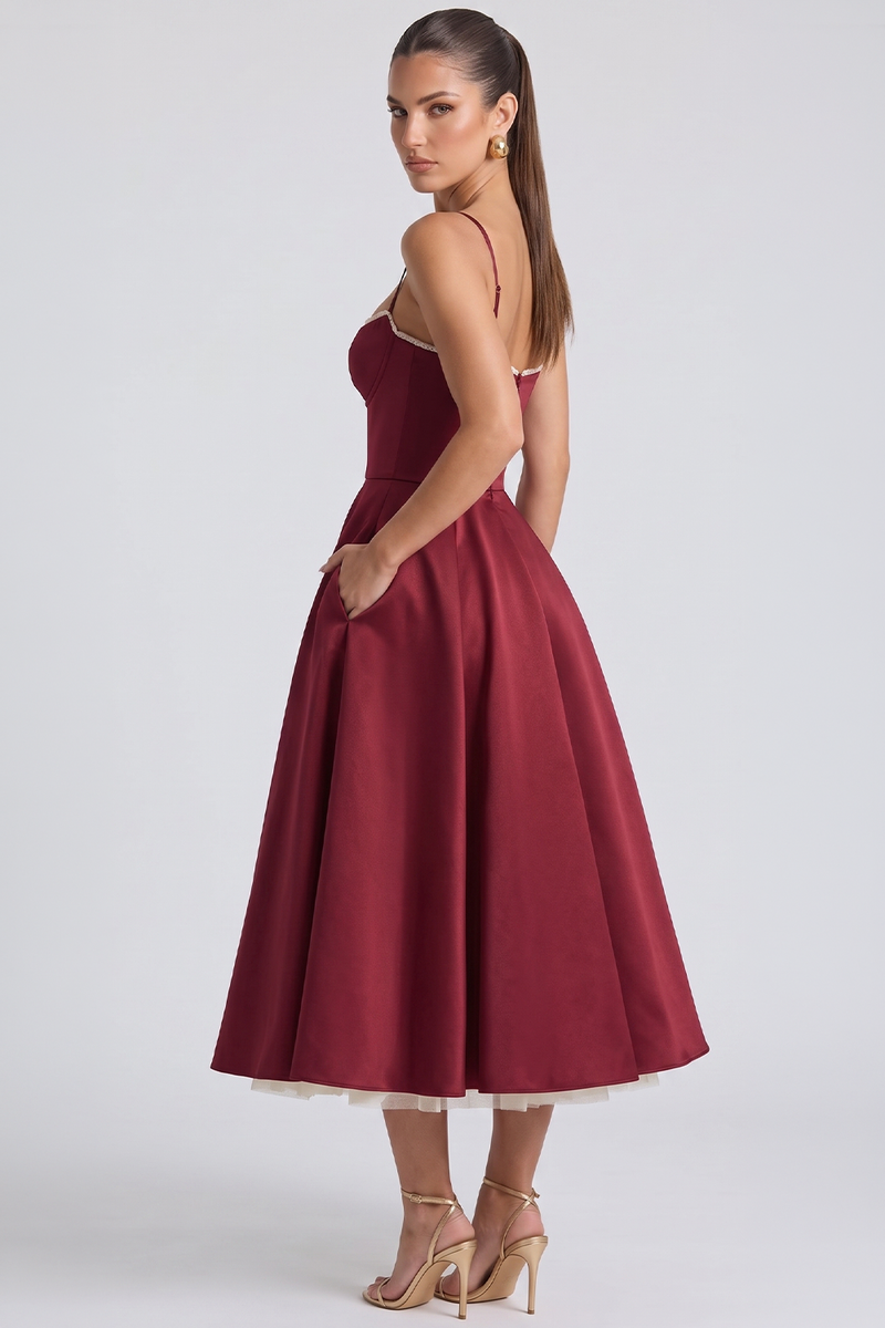 Vestido Midi Cloe - Dupla Camada.