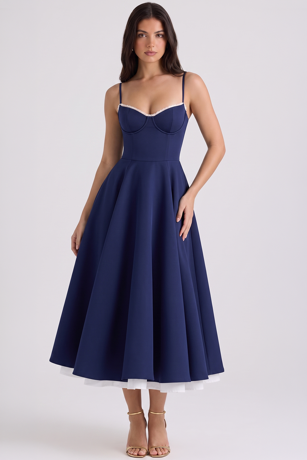 Vestido Midi Cloe - Dupla Camada.