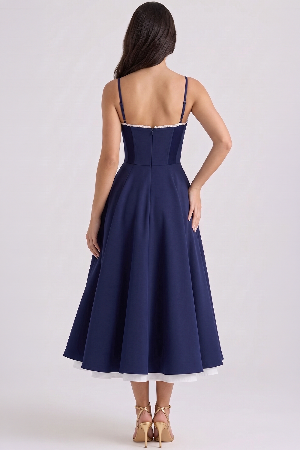 Vestido Midi Cloe - Dupla Camada.