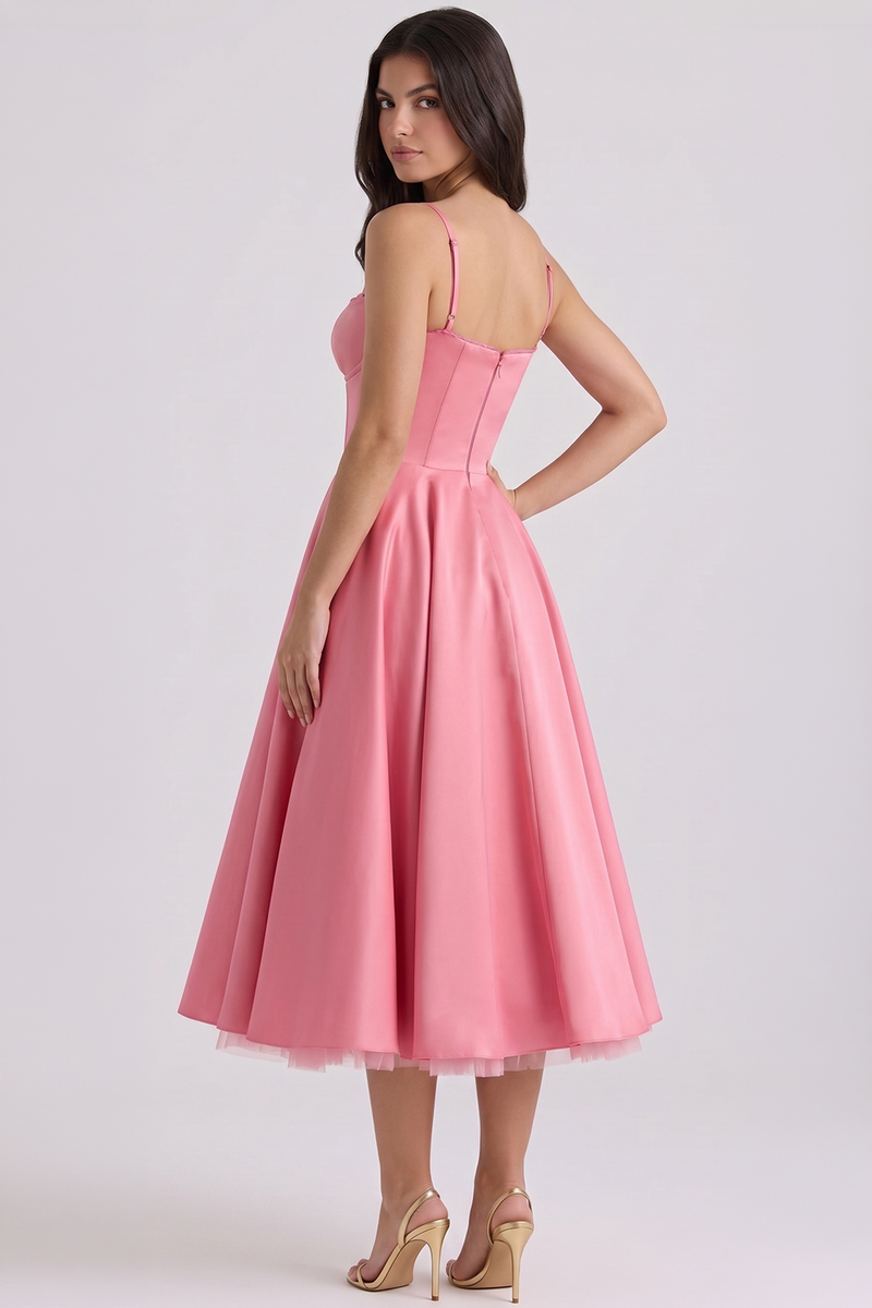 Vestido Midi Cloe - Dupla Camada.