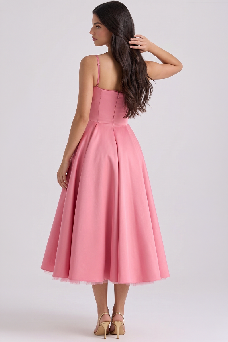 Vestido Midi Cloe - Dupla Camada.