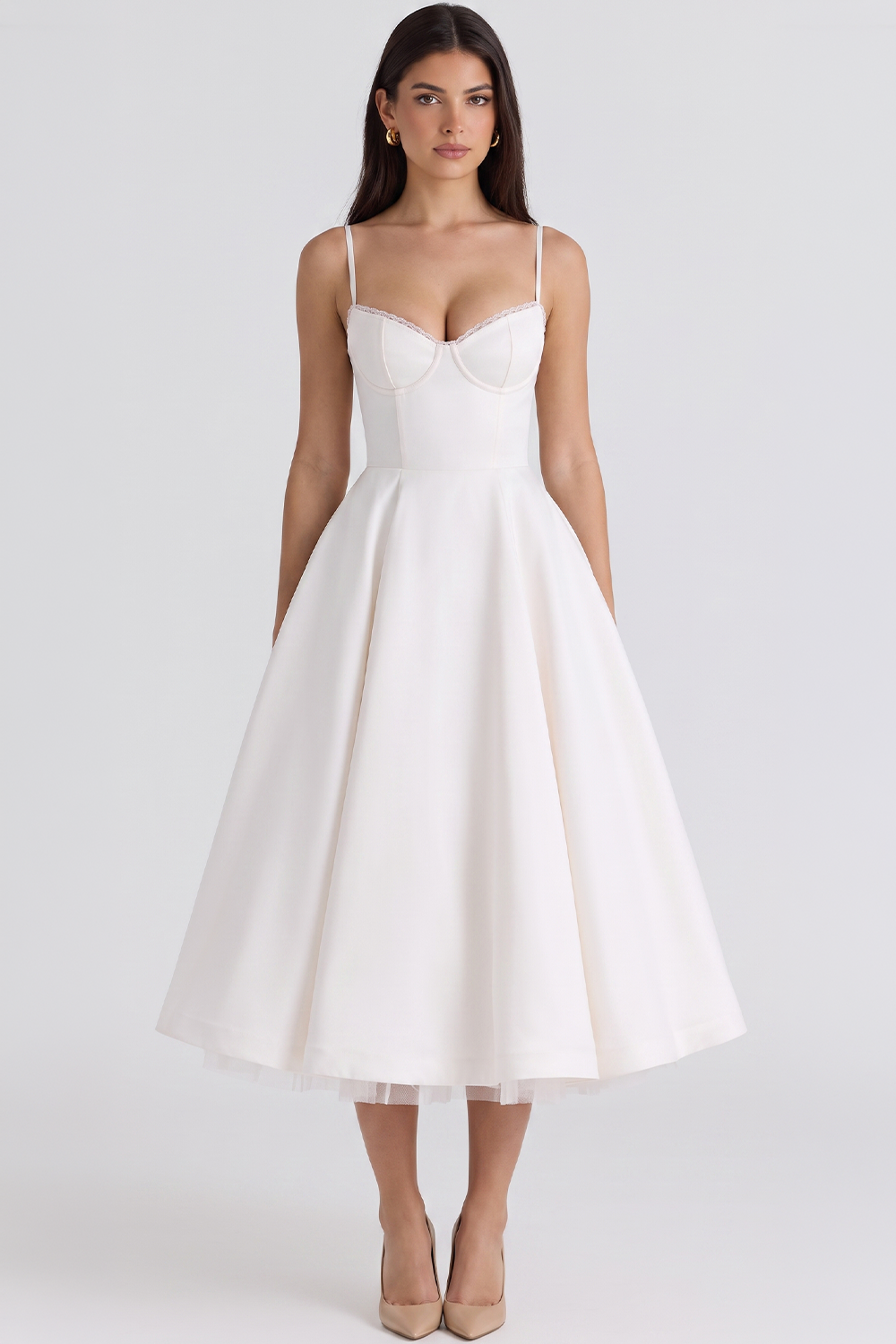 Vestido Midi Cloe - Dupla Camada.