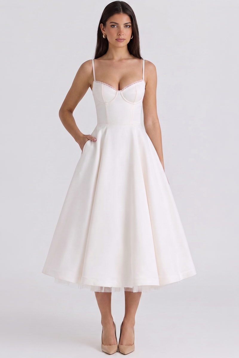 Vestido Midi Cloe - Dupla Camada.