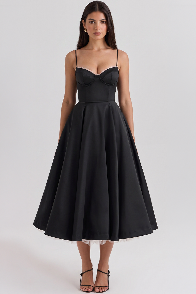Vestido Midi Cloe - Dupla Camada.