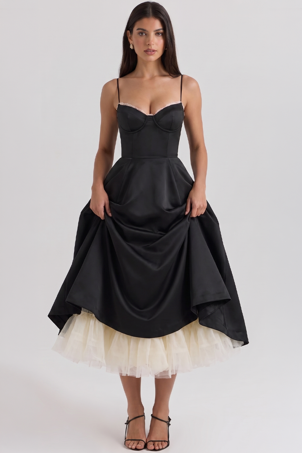 Vestido Midi Cloe - Dupla Camada.