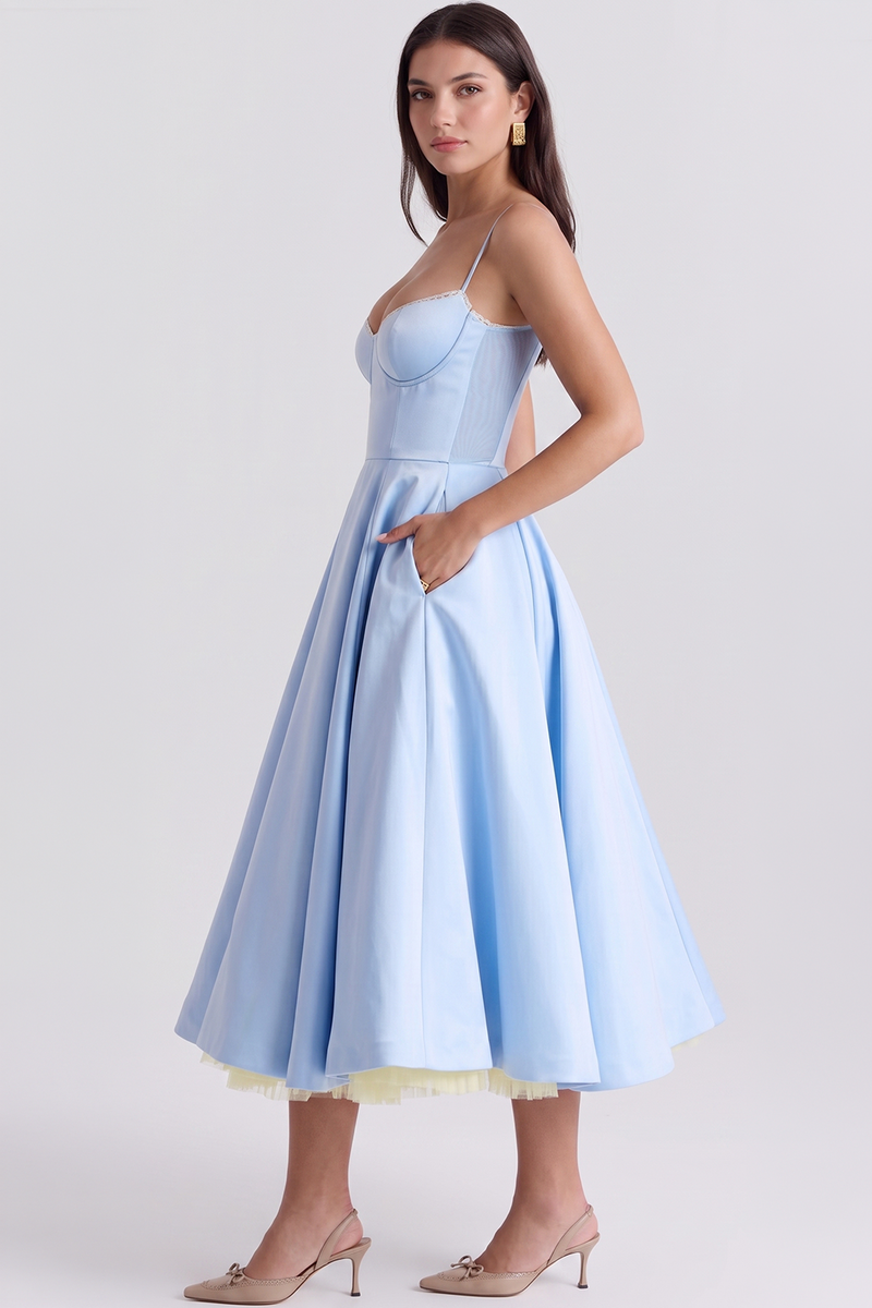 Vestido Midi Cloe - Dupla Camada.