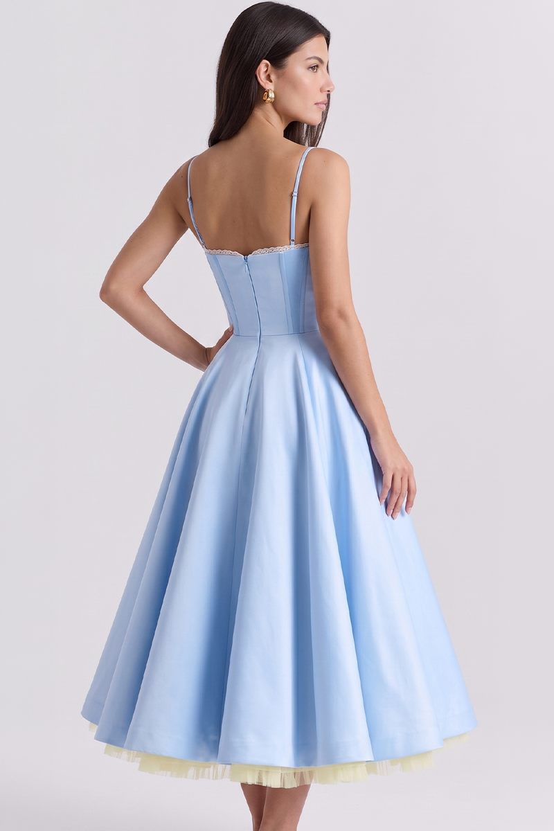 Vestido Midi Cloe - Dupla Camada.