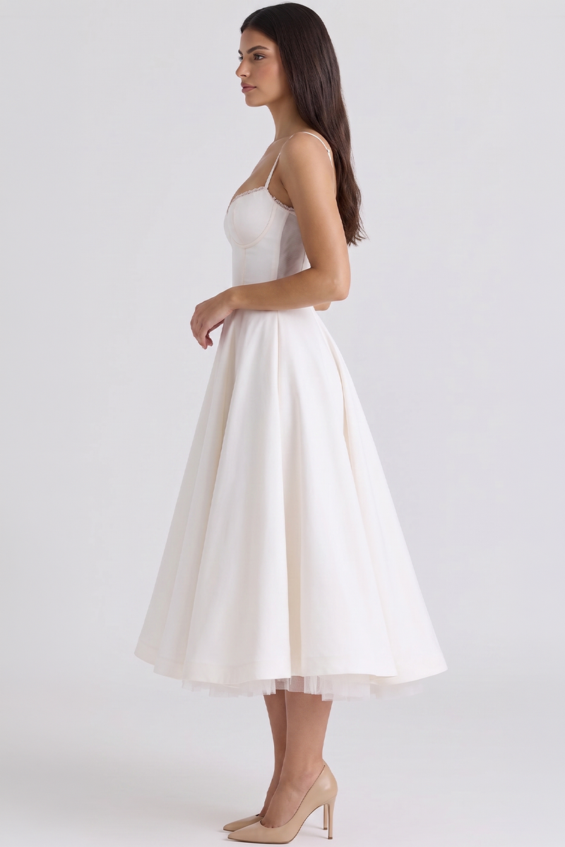 Vestido Midi Cloe - Dupla Camada.