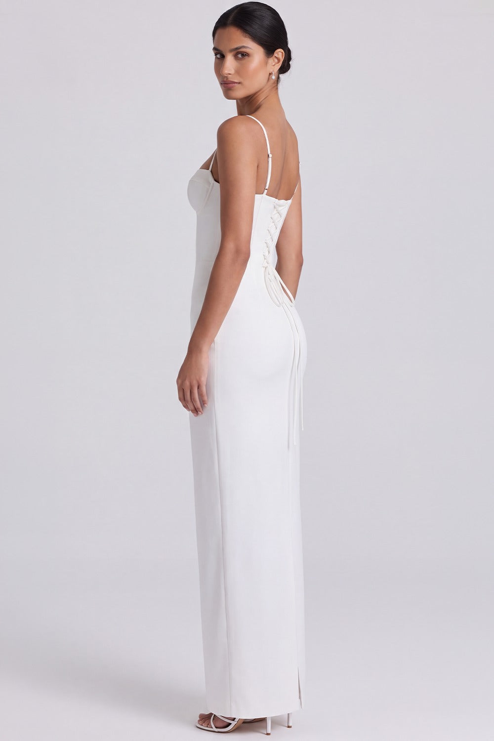 Vestido Longo Bustier Solène - Branco