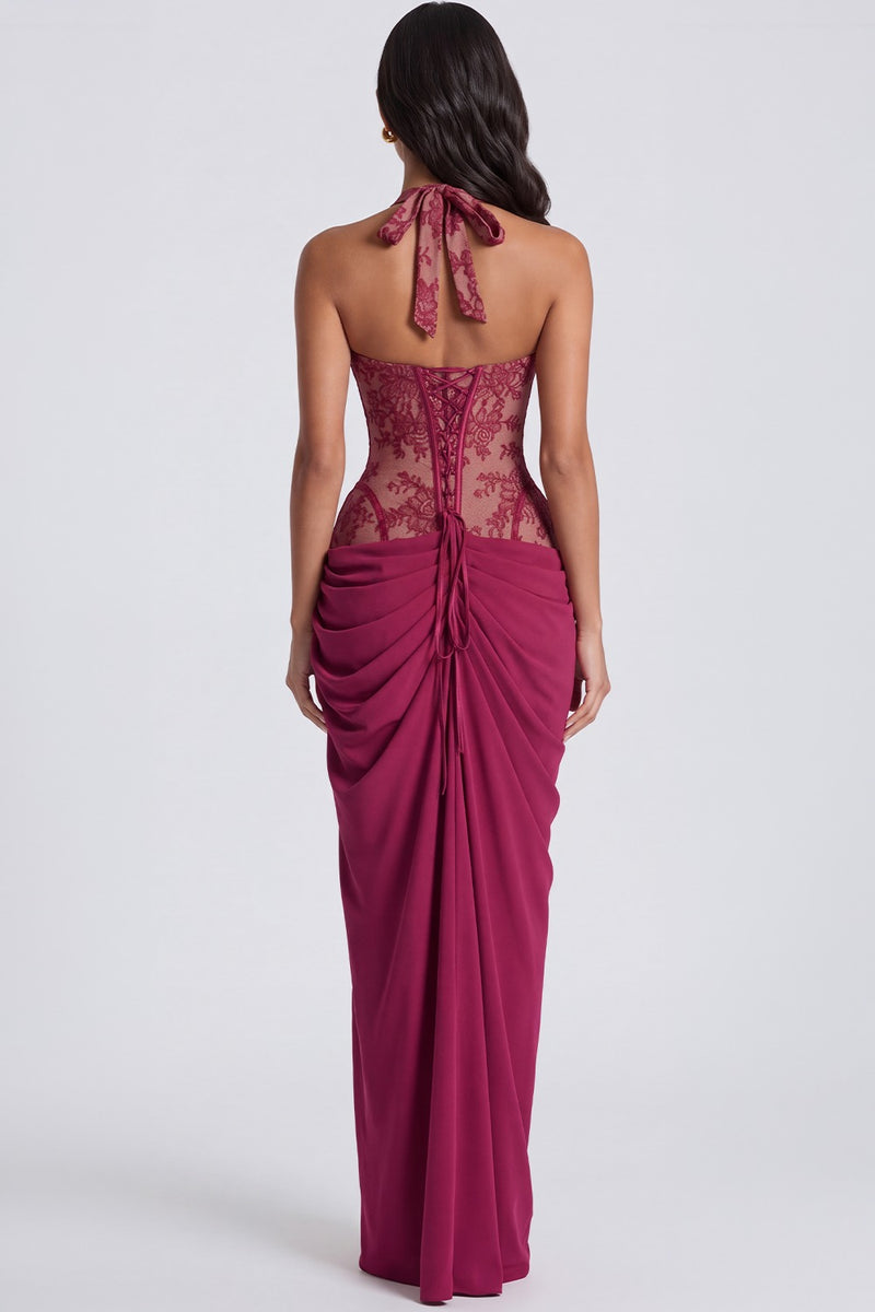 Vestido Longo Modelador Delphine - Magenta