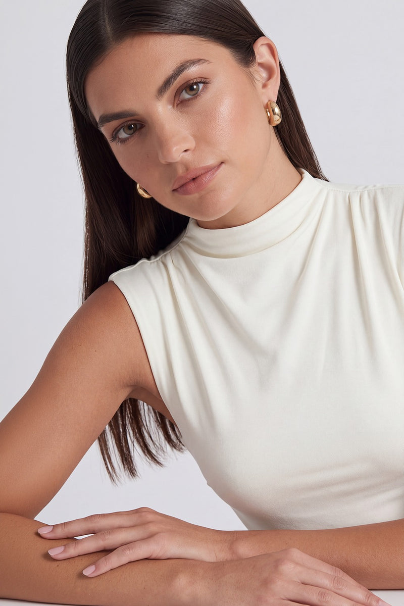 Vestido Longo Vazado Chantal - Off-White
