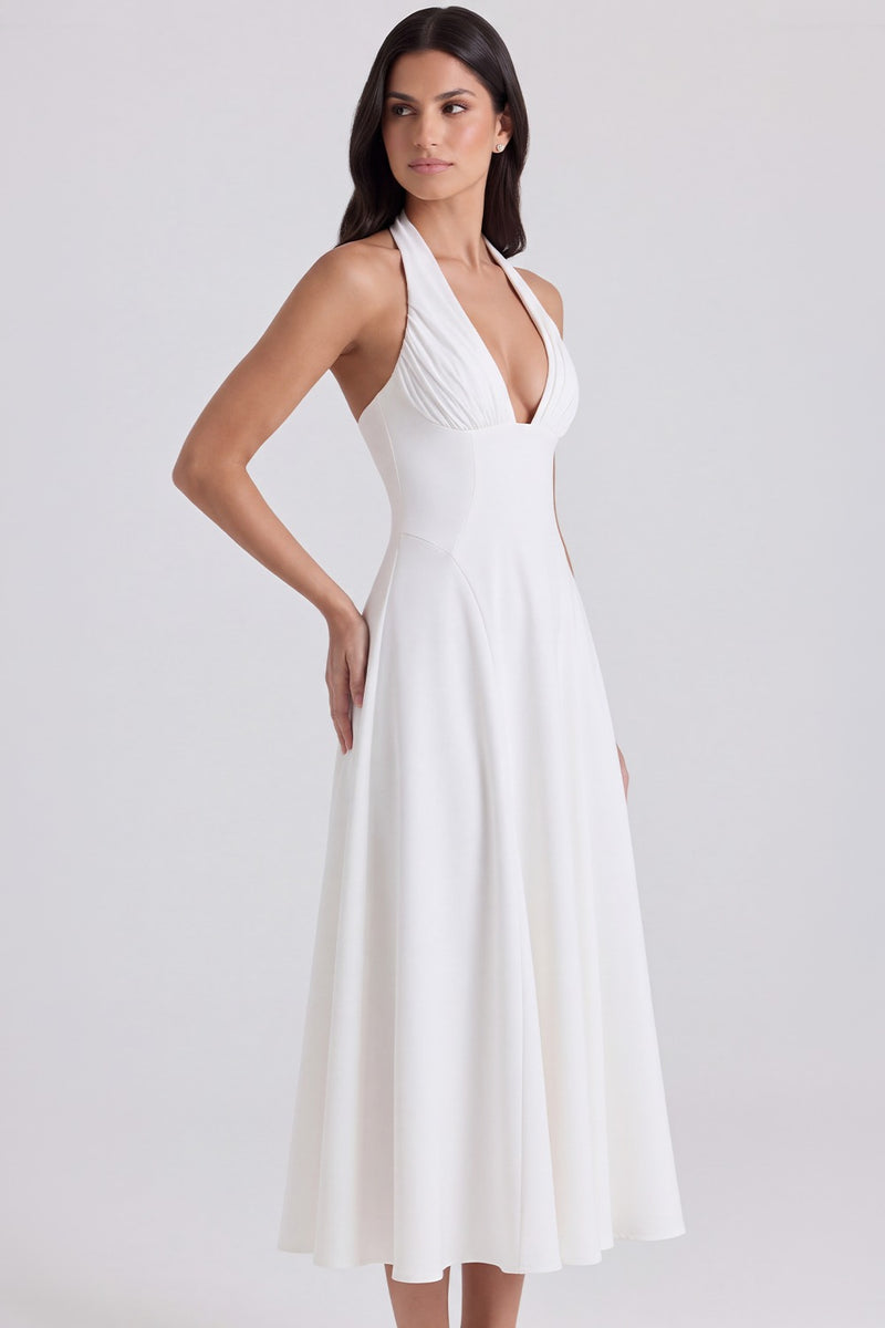Vestido Midi Estelle - Branco