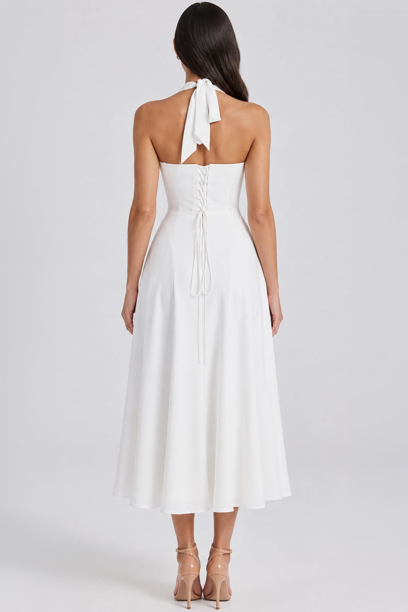 Vestido Midi Estelle - Branco