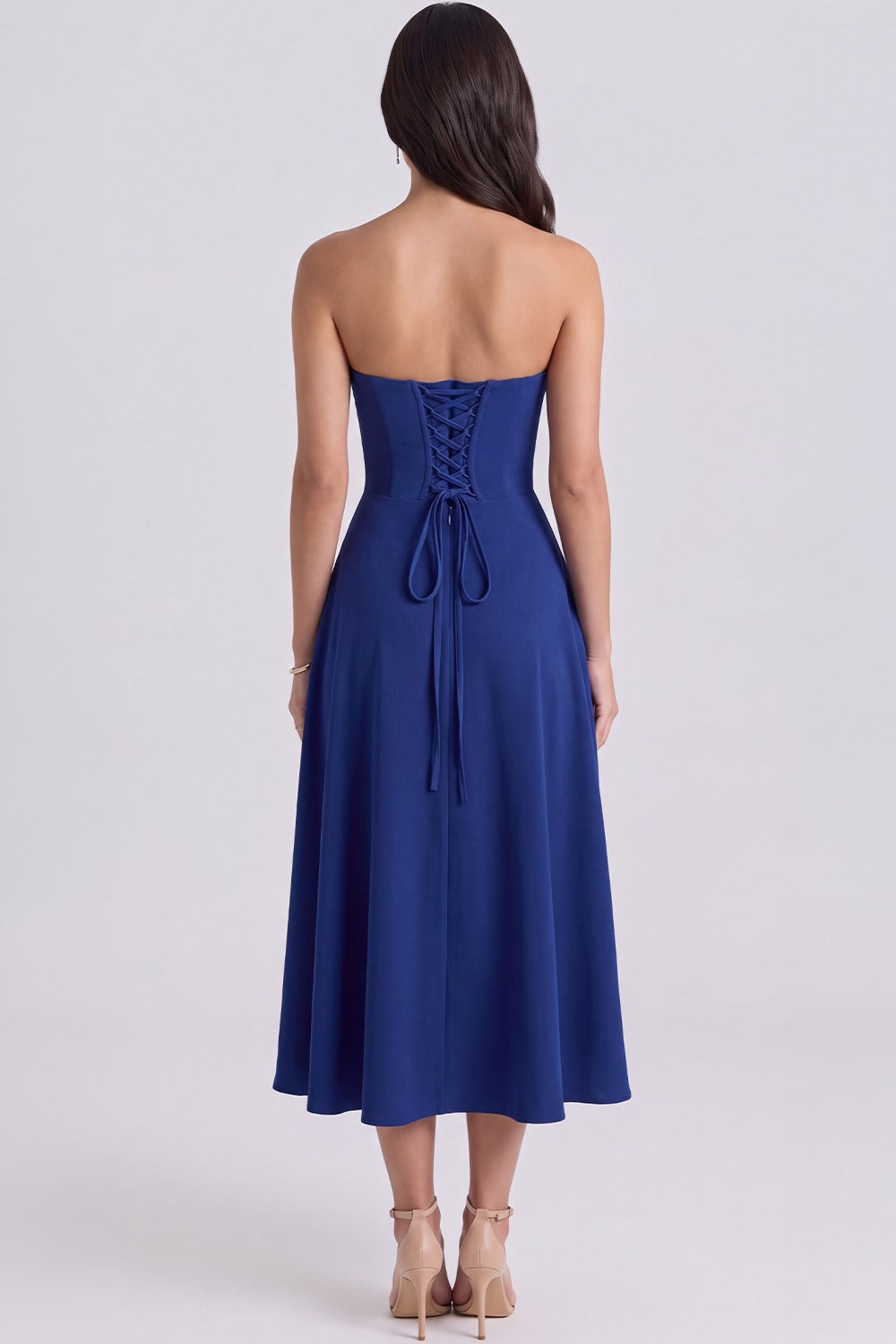 Vestido Midi Maíra - Azul