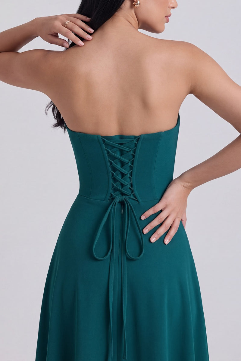 Vestido Midi Maíra - Verde Esmeralda