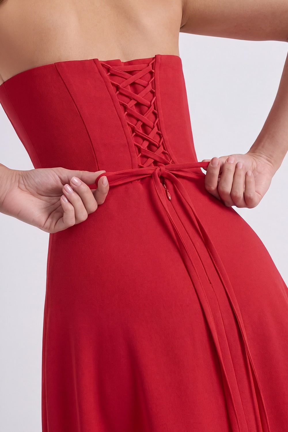 Vestido Midi Maíra - Vermelho